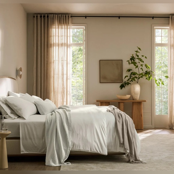 INCREDIBLE DEAL! BOLL & BRANCH 3 Piece Comforter Set NWT!  Full/Queen - Picture 2 of 10